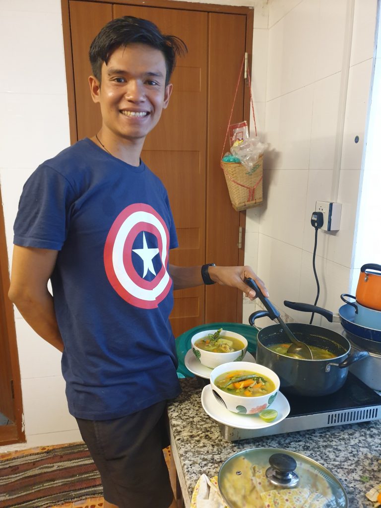 Cooking in Yangon
